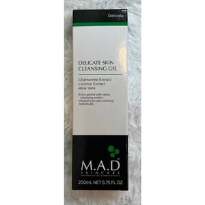 NIB Sealed M.A.D. Skincare DELICATE SKIN CLEANSING GEL